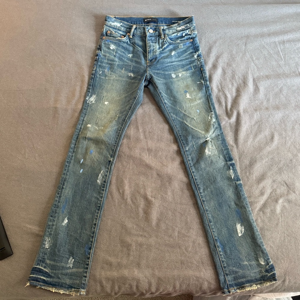 Purple brand slim flare jeans